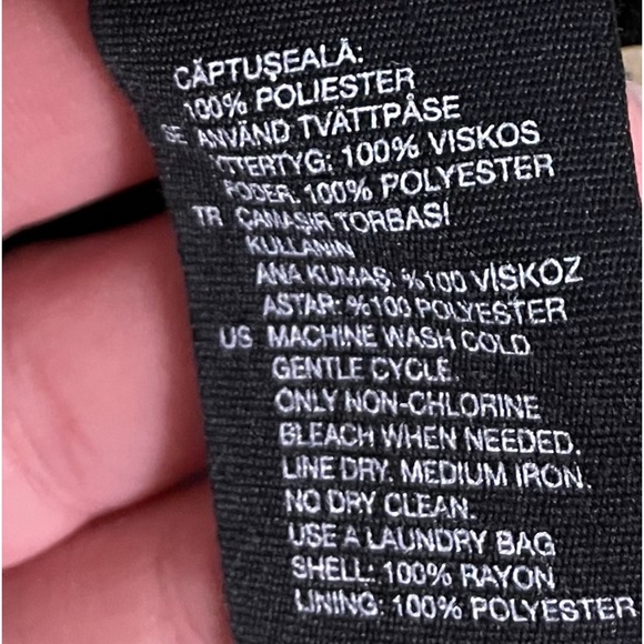 & Other Stories Midi Dress/ Size 2/ Black and Yellow Print - Picture 4 of 4